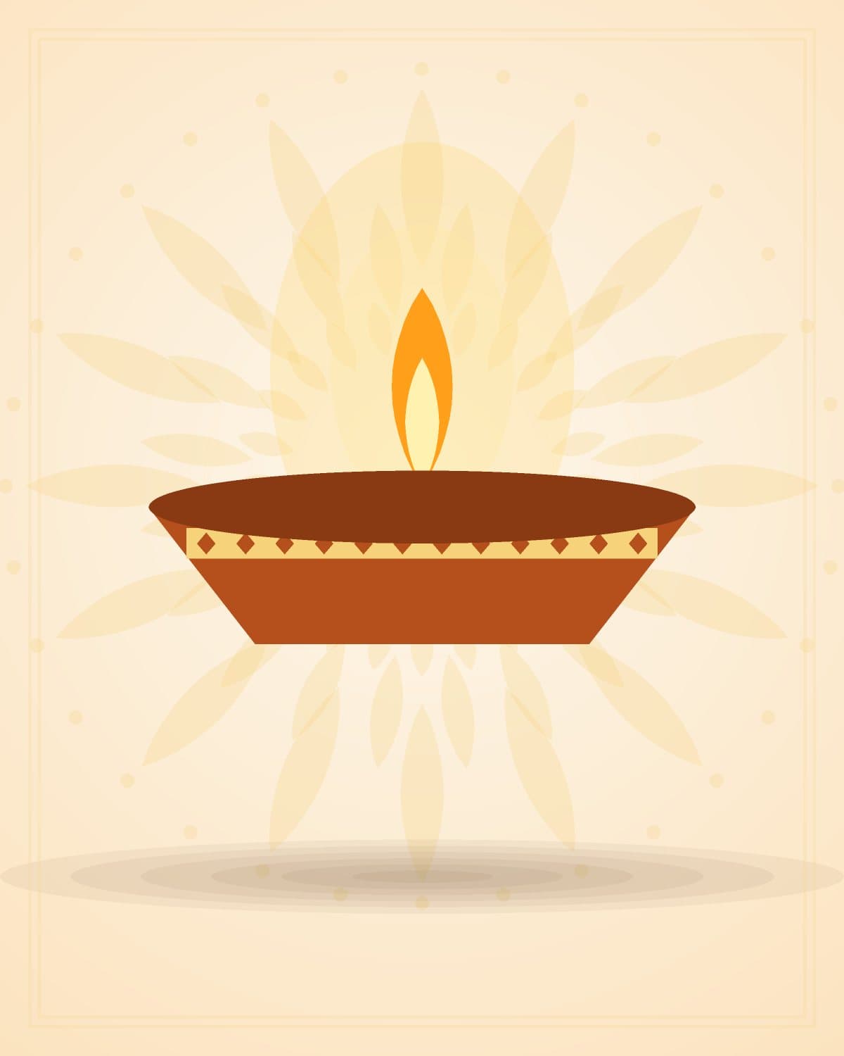 Brass Akhand Diya (Pair)